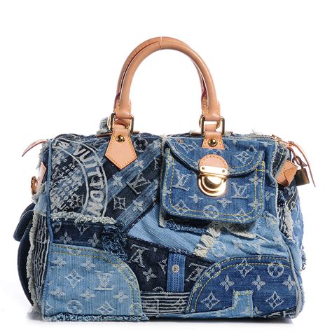 speedy denim lv|louis vuitton denim patchwork speedy.